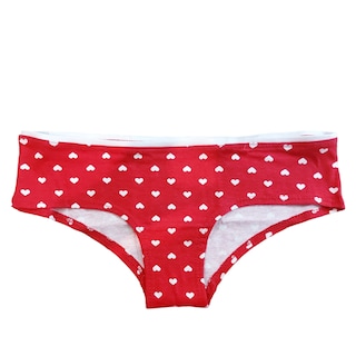 Foto 1 | Foto 1 | Ropa Interior Para Dama Calzón Cachetero Rojo-corazones Twins