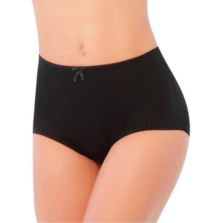 Foto 1 | Foto 1 | Panty con Refuerzo Frontal Ilusión Negro para Mujer