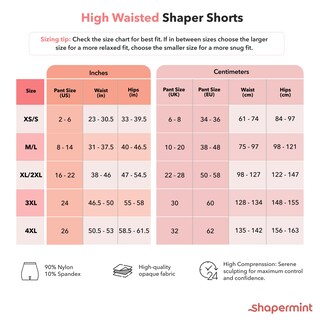 Foto 2 | Foto 2 | Pantalones Cortos Moldeadores de Cuerpo Shapermint Talle Alto Shapewear Nude - Venta Internacional