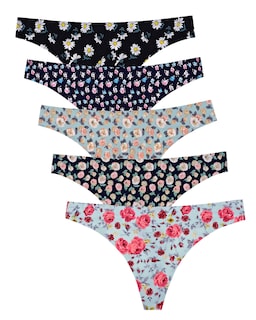 Foto 1 | Foto 1 | Tangas Voenxe Seamless para Mujer Paquete de 5 - Venta Internacional