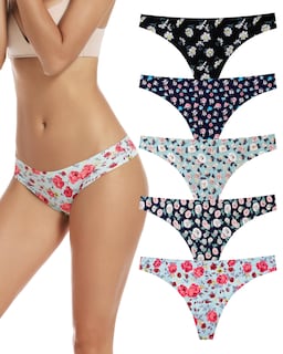 Foto 2 | Foto 2 | Tangas Voenxe Seamless para Mujer Paquete de 5 - Venta Internacional
