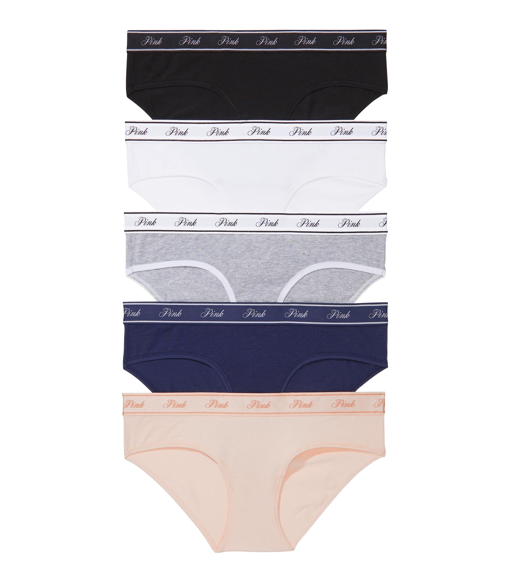 Pack De Braguitas Victoria's Secret Pink Hipster Para Mujer