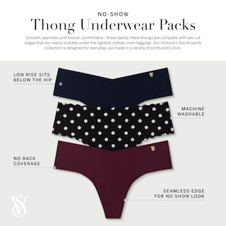 Foto 3 | Foto 3 | Tanga Victoria's Secret No Show Para Mujer (l) - Venta Internacional.