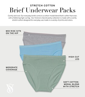 Foto 4 | Foto 4 | Calzoncillos Victoria's Secret Cotton Para Mujer (l) - Venta Internacional.