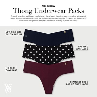 Foto 3 | Foto 3 | Tanga Victoria's Secret No Show Para Mujer Xl - Venta Internacional.