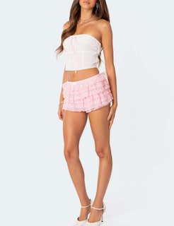 Foto 4 | Foto 4 | Pantalones Cortos Bloomers Yimoon Lolita Con Volantes, Color Rosa Hada, Para Mujer - Venta Internacional.