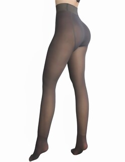 Foto 4 | Foto 4 | Set de 2 Pantimedias Térmicas Negro y Gris para Mujer