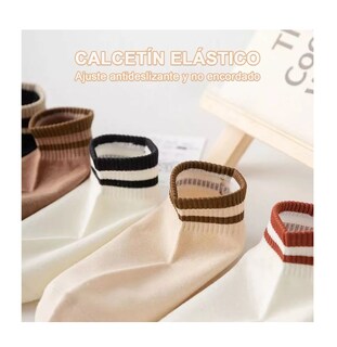 Foto 5 | Foto 5 | Calcetines Transpirables Alta Calidad 5 Pares Para Mujer Color: Estilo 1