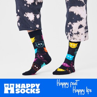 Foto 6 | Foto 6 | Calcetines Happy Socks Diseño Gatitos Unisex