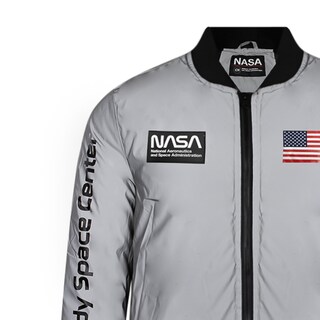 Foto 5 | Foto 5 | Chamarra Nasa Gris para Niño