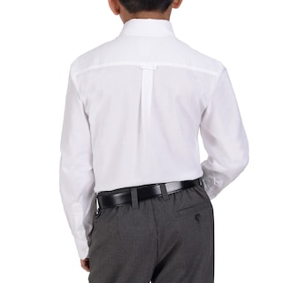 Foto 3 | Foto 3 | Camisa Juvenil Yale Boys Regular Fit Botón Oculto 3216 Blanco