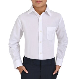 Foto 1 | Foto 1 | Camisa Juvenil Yale Boys Regular Fit Botón Oculto 3402 Blanco