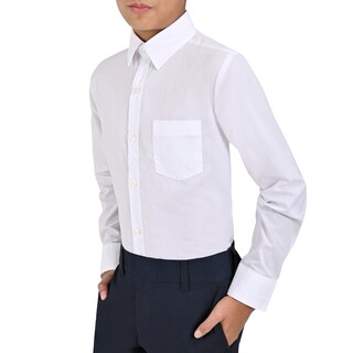 Foto 3 | Foto 3 | Camisa Juvenil Yale Boys Regular Fit Botón Oculto 3402 Blanco