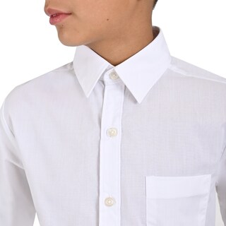 Foto 4 | Foto 4 | Camisa Juvenil Yale Boys Regular Fit Botón Oculto 3402 Blanco