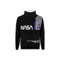 Sudadera Nasa Negra para Niño