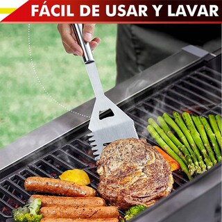 Foto 8 | Foto 8 | Utensilios para Barbacoa Rd Royal Cook 10 pz de Acero Inoxidable