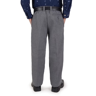 Foto 2 | Foto 2 | Pantalón De Vestir Yale Boys Regular Fit (boxer) 0320 Gris Rata
