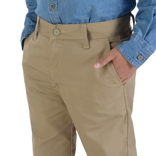 Foto 3 | Foto 3 | Pantalón Casual Yale Boys Regular Fit 4189 Kaki