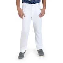 Pantalón De Mezclilla Yale Boys Fit 0552 Blanco