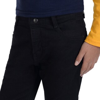 Foto 3 | Foto 3 | Pantalón De Mezclilla Yale Boys Fit 4189 Negro