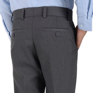 Foto 4 | Foto 4 | Pantalón De Vestir Yale Boys Slim Fit 0342 Gris Medio