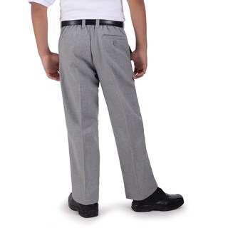 Foto 2 | Foto 2 | Pantalón De Vestir Yale Boys Regular Fit (boxer) 0320 Gris Perla