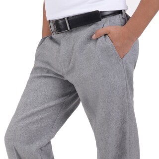 Foto 3 | Foto 3 | Pantalón De Vestir Yale Boys Regular Fit (boxer) 0320 Gris Perla
