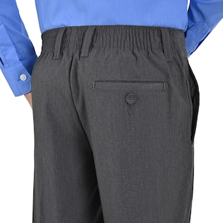 Foto 3 | Foto 3 | Pantalón De Vestir Yale Boys Regular Fit (boxer) 0342 Gris Medio
