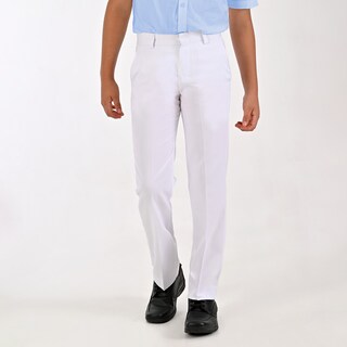 Foto 1 | Foto 1 | Pantalón De Vestir Yale Boys Slim Fit 0342 Blanco