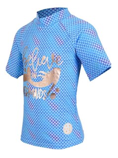 Foto 3 | Foto 3 | Playera para Nadar De Niña Manga Corta color Azul
