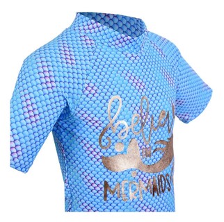 Foto 4 | Foto 4 | Playera para Nadar De Niña Manga Corta color Azul