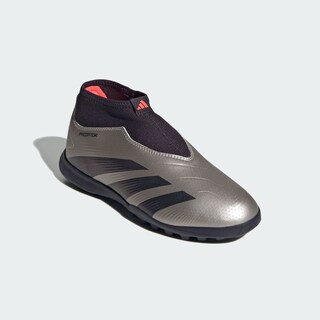 Foto 7 | Foto 7 | Calzado De Fútbol Predator League Sin Cordones Pasto Sintético Niños Adidas Gris Niños
