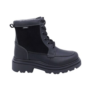 Foto 2 | Foto 2 | Bota De Piel Para Niño Audaz 434001-a Negro Ajuste Agujeta