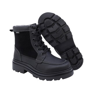 Foto 6 | Foto 6 | Bota De Piel Para Niño Audaz 434001-a Negro Ajuste Agujeta