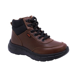 Foto 1 | Foto 1 | Bota De Piel Para Niño Audaz 443205-n Café Claro Ajuste Agujeta