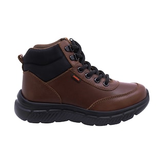 Foto 2 | Foto 2 | Bota De Piel Para Niño Audaz 443205-n Café Claro Ajuste Agujeta