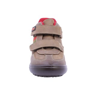 Foto 3 | Foto 3 | Botita De Piel Para Niño Audaz 162511-t Arena Ajuste Velcro