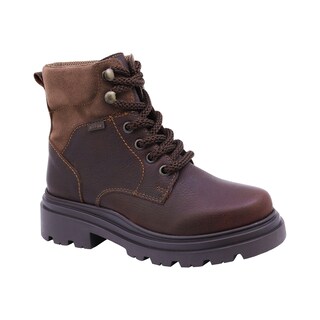 Foto 1 | Foto 1 | Bota De Piel Para Niño Audaz 434000-x Café Tipo Outdoor