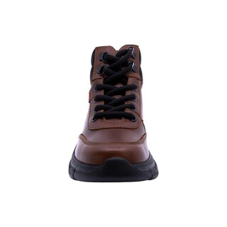 Foto 3 | Foto 3 | Bota De Piel Para Niño Audaz 443205-n Café Claro Ajuste Agujeta