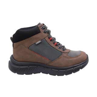 Foto 2 | Foto 2 | Bota Casual Para Niño Audaz 443204-f Café Ajuste Agujeta