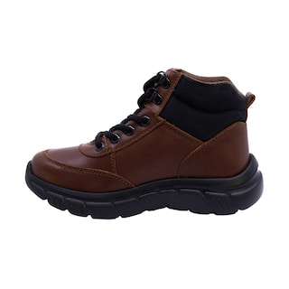 Foto 5 | Foto 5 | Bota De Piel Para Niño Audaz 443205-n Café Claro Ajuste Agujeta