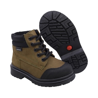 Foto 6 | Foto 6 | Bota De Piel Para Niño Audaz 424009-p Verde Tipo Outdoor