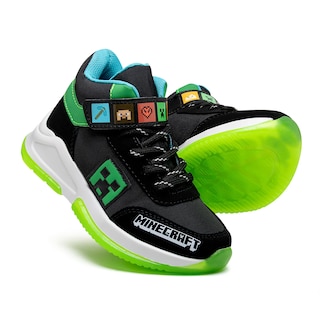 Foto 2 | Foto 2 | Tenis de Bota Yuyin Minecraft Negros para Niño