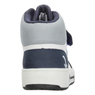 Foto 7 | Foto 7 | Tenis Niño Vavito Grafiti Azul Marino Mid Cut Tipo Bota Casual Streetwear Moderno Original Sneakers Blanco