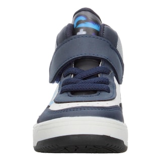 Foto 6 | Foto 6 | Tenis Niño Toddler Vavito Grafiti Azul Marino Mid Cut Tipo Bota Casual Cintas Velcro Ajustable Blanco