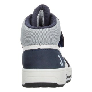 Foto 7 | Foto 7 | Tenis Niño Toddler Vavito Grafiti Azul Marino Mid Cut Tipo Bota Casual Cintas Velcro Ajustable Blanco
