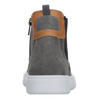 Foto 7 | Foto 7 | Botas Niño Blasito Gris Casual Chelsea Slip On Zipper Gris
