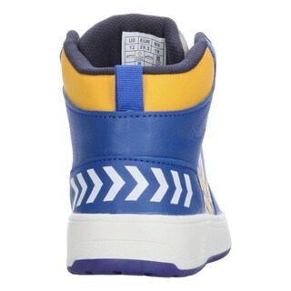 Foto 7 | Foto 7 | Tenis Niño Sonic Azul Tipo Bota Mid Cut Casual Streetwear Ligero Gamer Videojuego Cintas Ajustables Blanco