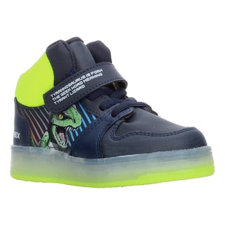 Foto 2 | Foto 2 | Tenis Niño Toddler Vavito T-rex Azul Marino Verde Fosforescente Sneakers Toddler Tipo Bota Original Amarillo