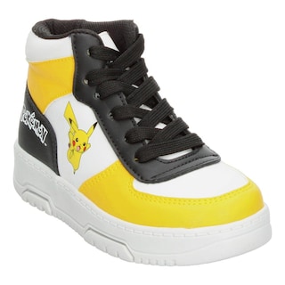 Foto 4 | Foto 4 | Tenis Niño Pokemón Amarillo Detalles Negro Toddler Casual Streetwear Tipo Bota Cintas Ajustables Negro